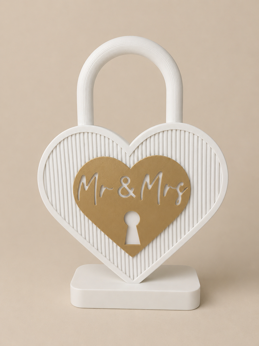 Mr & Mrs. Herz Aufsteller